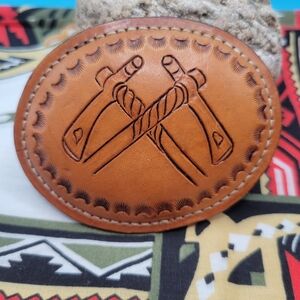Leather Southwestern Vintage Belt Buckle